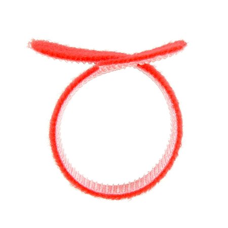 SOUTH MAIN HARDWARE 5-in  Hook and Loop -lb, Red, 10 Speciality Tie 222161